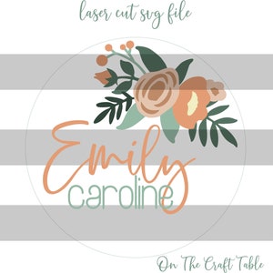 Emily Florals SVG FILE
