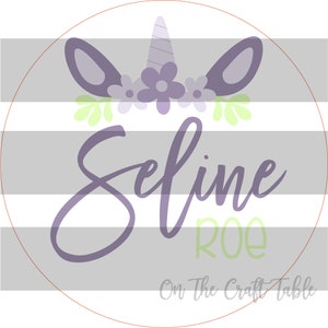 Seline Unicorn SVG FILE