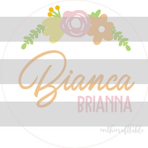 Bianca Floral SVG FILE