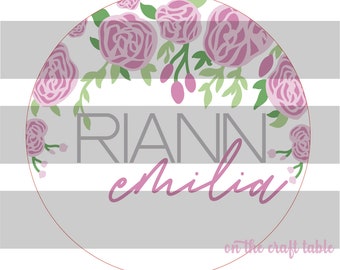 Riann Emilia Floral SVG FILE