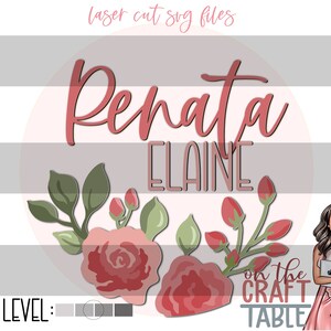 Renata Floral SVG File