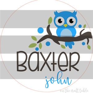 Baxter Owl SVG FILE