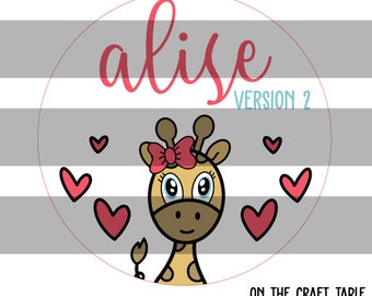 Alise Giraffe Ver 2 SVG FILE