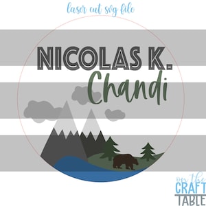 Nicolas Mountain Theme SVG Datei