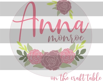 Anna Monroe Florals SVG FILE