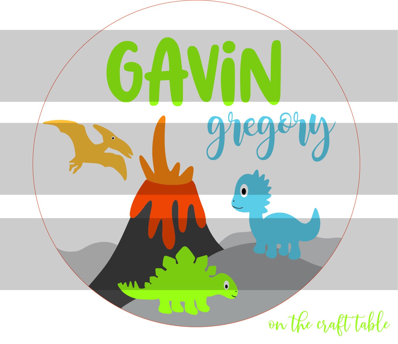 Gavin Dino SVG FILE