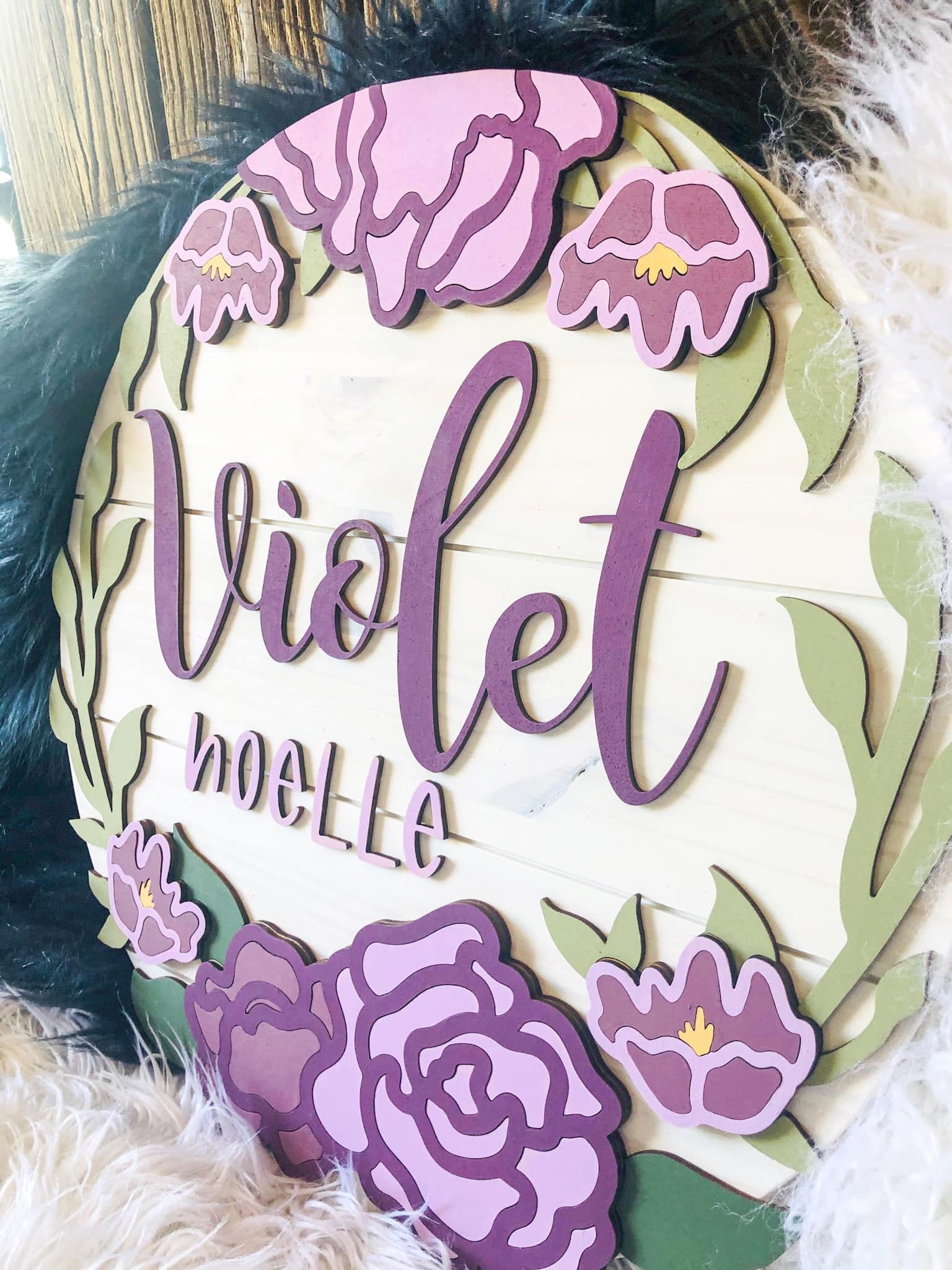 Olivia Florals SVG FILE - Etsy