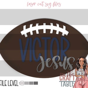 Victor Football SVG File