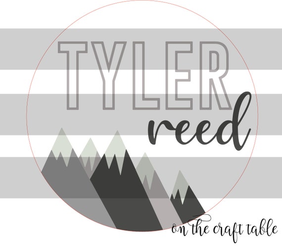 Tyler Reed Mountains SVG FILE | Etsy
