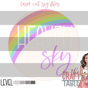 Heaven Rainbow SVG File