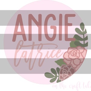 Angie Latrice Florals SVG DATEI