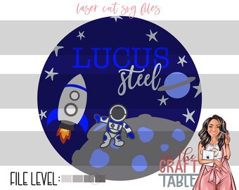 Lucas Steel Galaxy SVG File