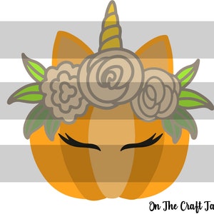 Floral Kittycorn SVG FILE