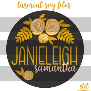 Janieleigh Floral SVG FILE
