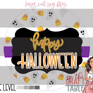 Happy Halloween SVG File/Glowforge/Laser SVG