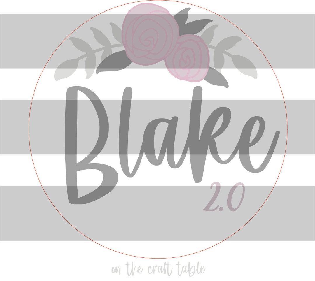 Blake Florals SVG FILE - Etsy