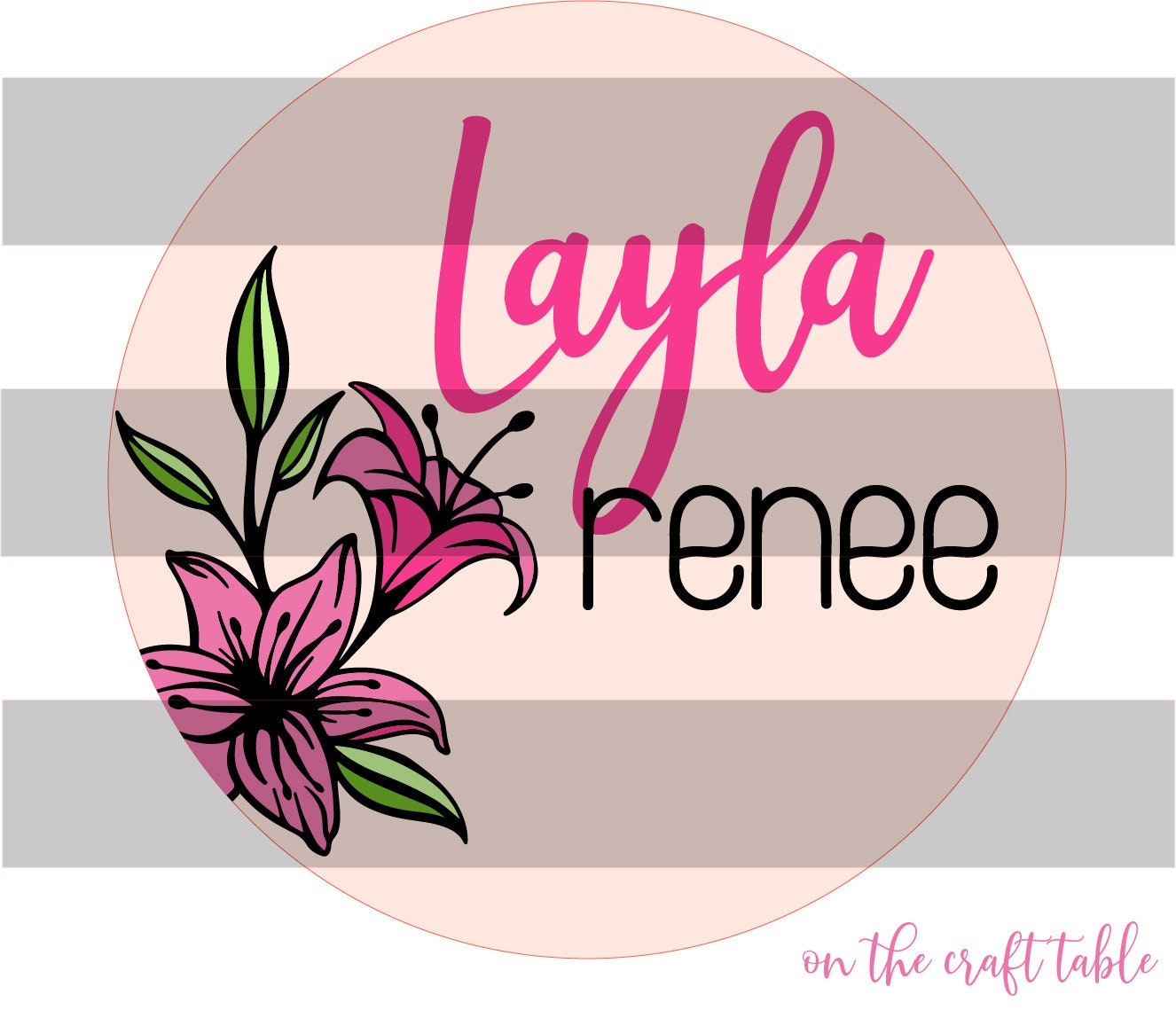 Layla Florals SVG FILE