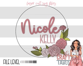 File SVG floreale di Nicole
