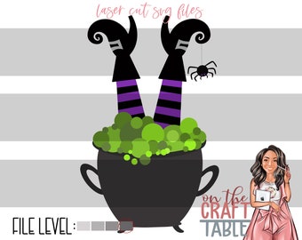 Witches Brew SVG File/Glowforge/Laser SVG/Halloween