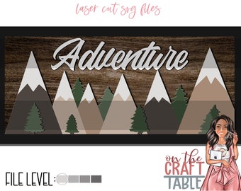 Adventure Mountain SVG File