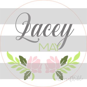Lacey Floral SVG FILE