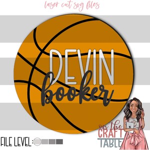 D Book Basketball SVG File
