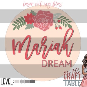 Mariah Floral SVG File