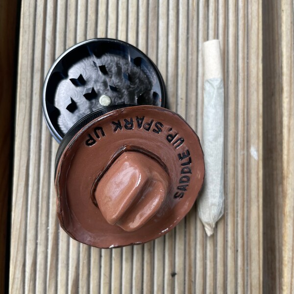 Cowboy Herb Grinder Etsy