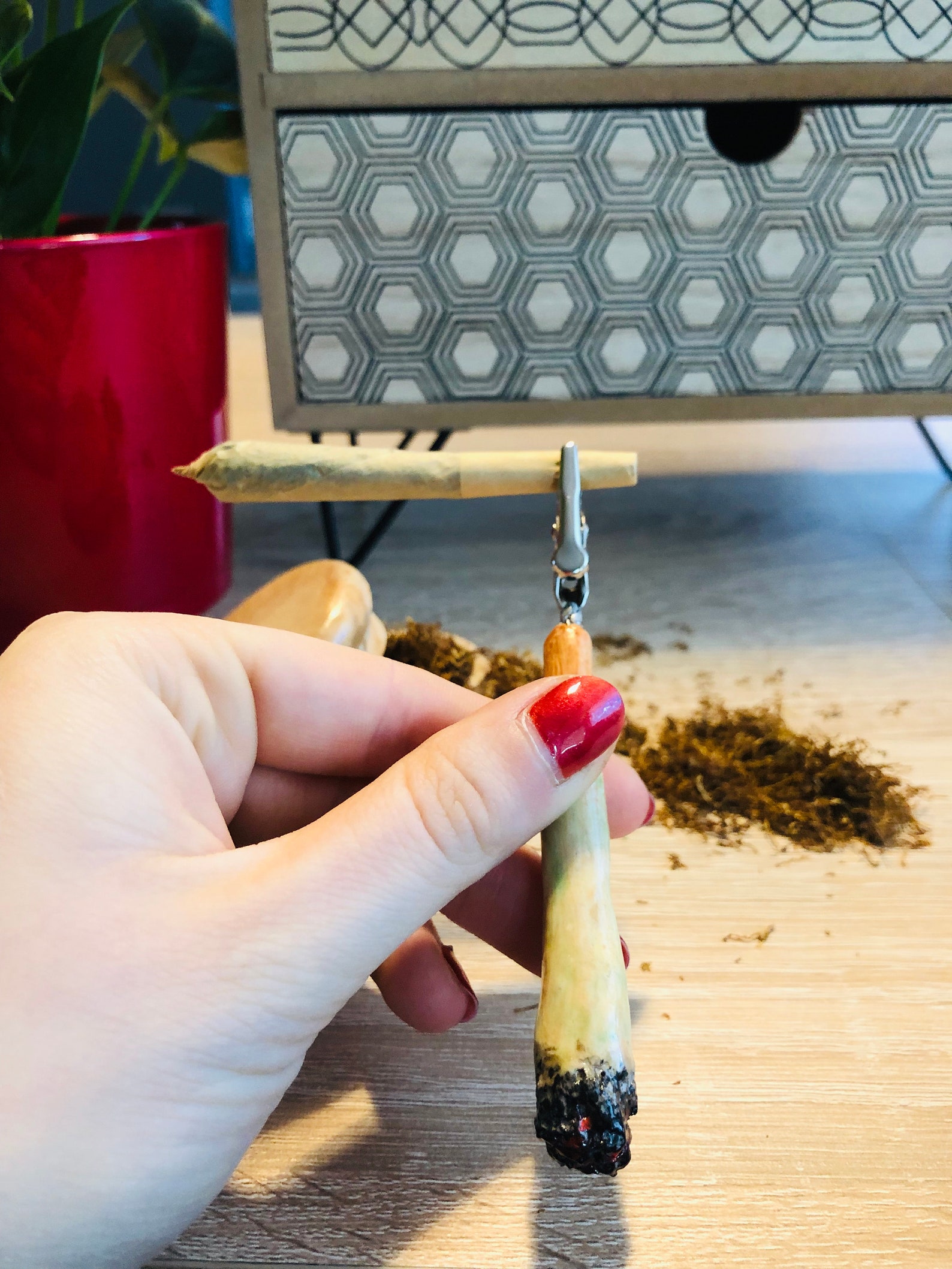 Joint Holder Handmade Weed Accessories Cannabis Roach Clip Etsy