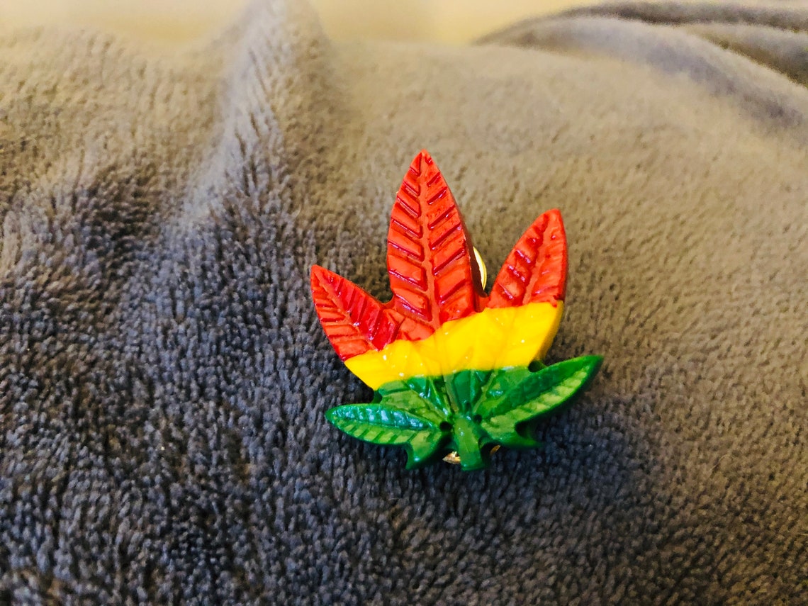 Handmade Cannabis Badge Custom Pins Marijuana Weed Etsy