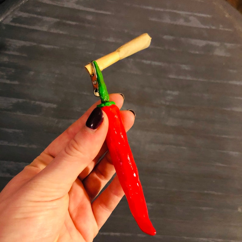Chili Pepper Joint Holder Weed Accessories Roach Clip Weed Etsy
