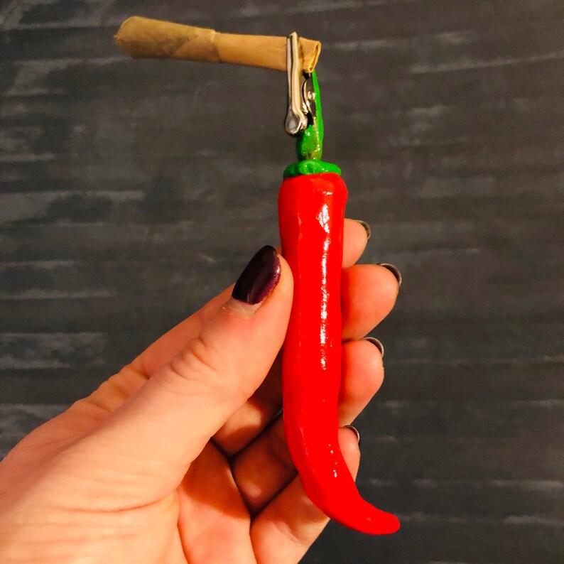 Chili Pepper Joint Holder Weed Accessories Roach Clip Weed Etsy