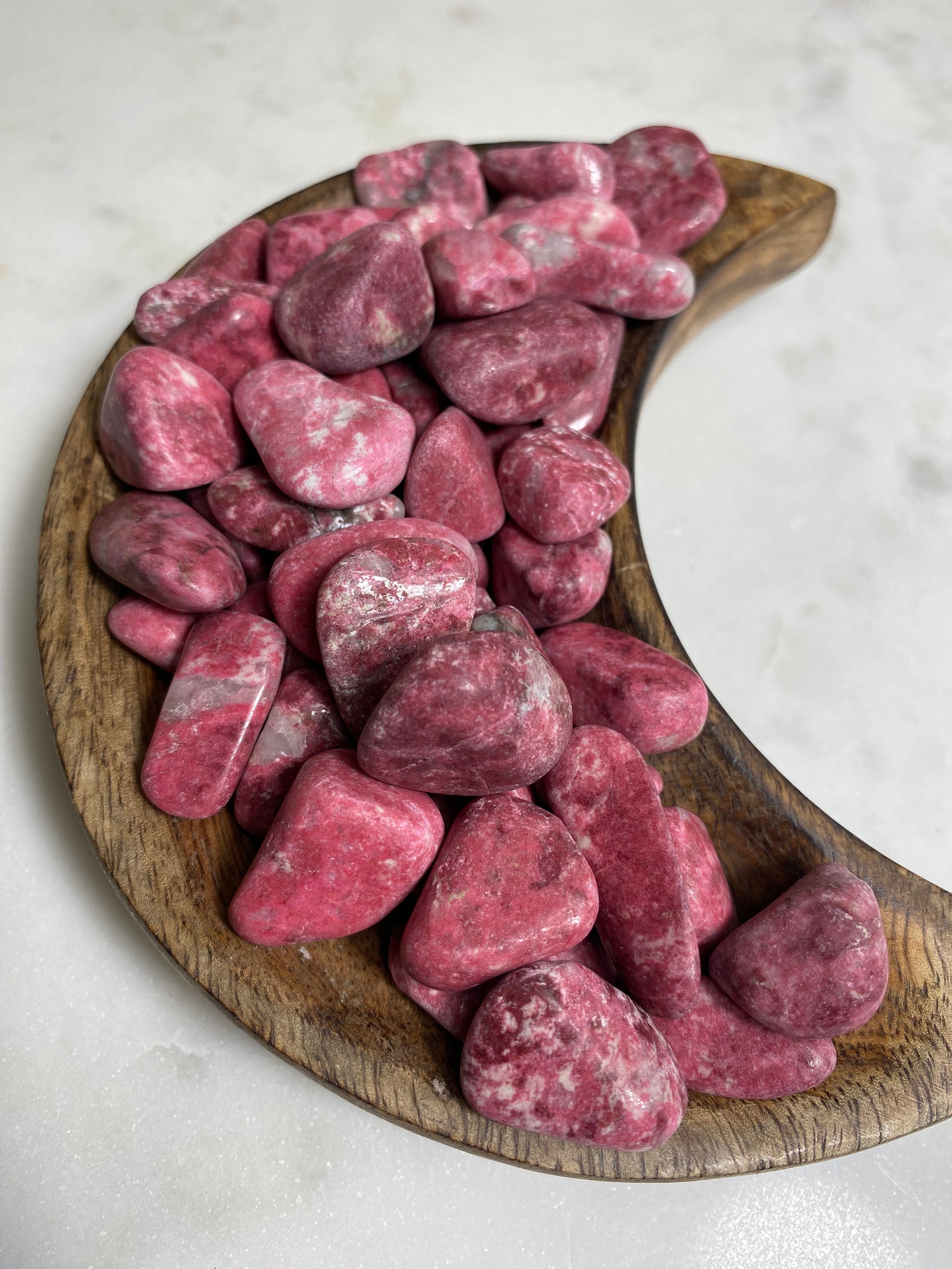 Tumbled Thulite - Etsy
