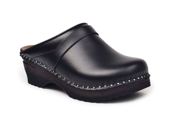 black work clogs