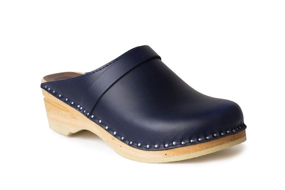 Dark Blue Clogs From Troentorp Bastad Clogs for Men and - Etsy