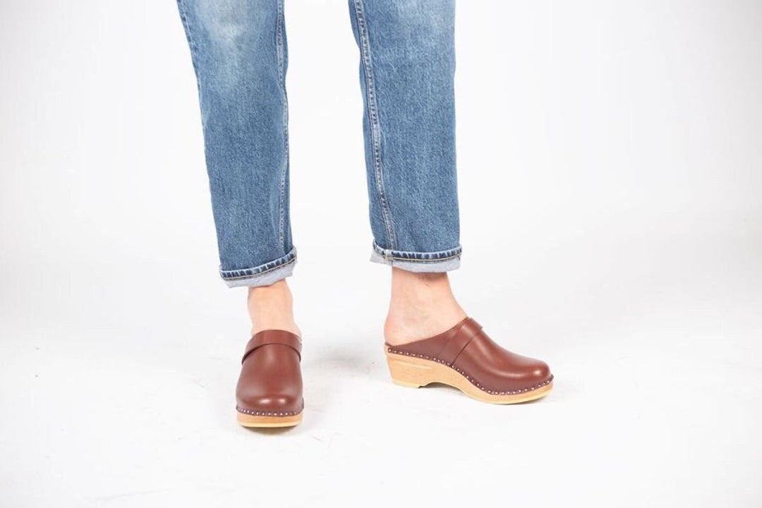 Classic Swedish Clogs / Da Vinci Rusty Brown / Original Clogs / Sabot ...