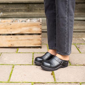 Steel Toe Leather Clogs: Bastad Troentorp Work Safety Shoes