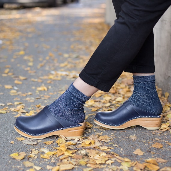 Dark Blue Clogs From Troentorp Bastad Clogs for Men and - Etsy