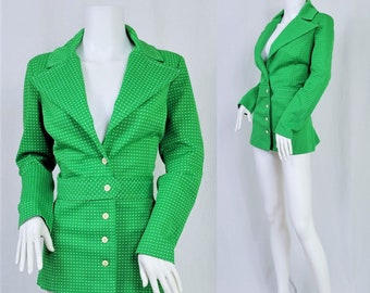 apple green coat