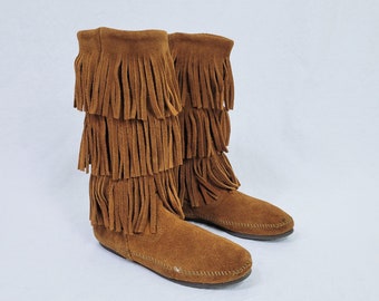 hippie moccasin boots