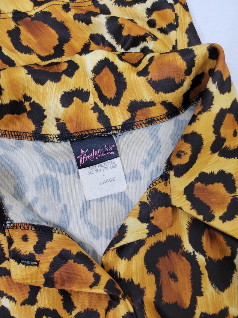 1990's Fredericks of Hollywood Leopard Print Crop Top I | Etsy