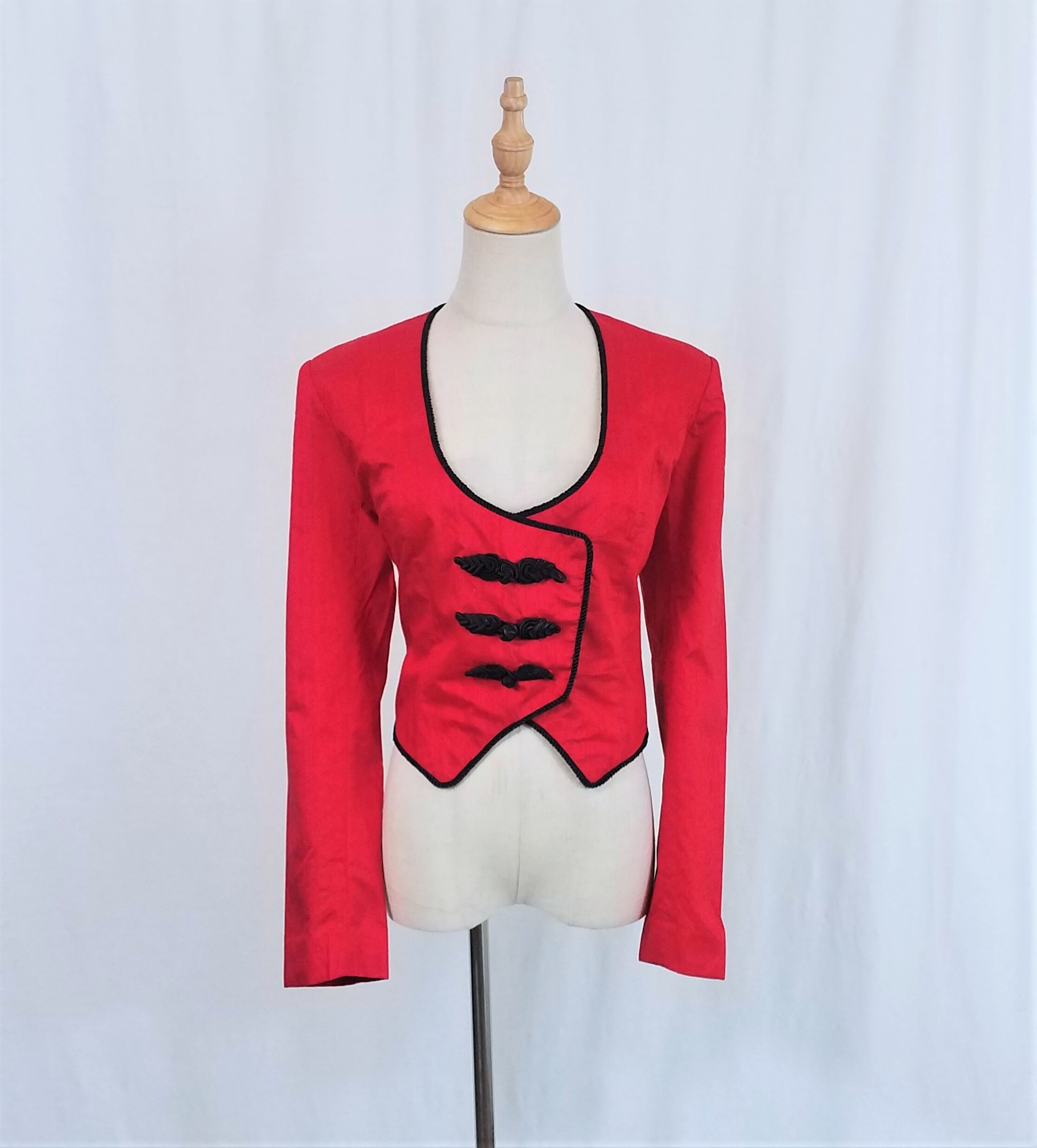 1980 Red Black Military I Ring Leader I Jacket I Blazer I Coat Etsy