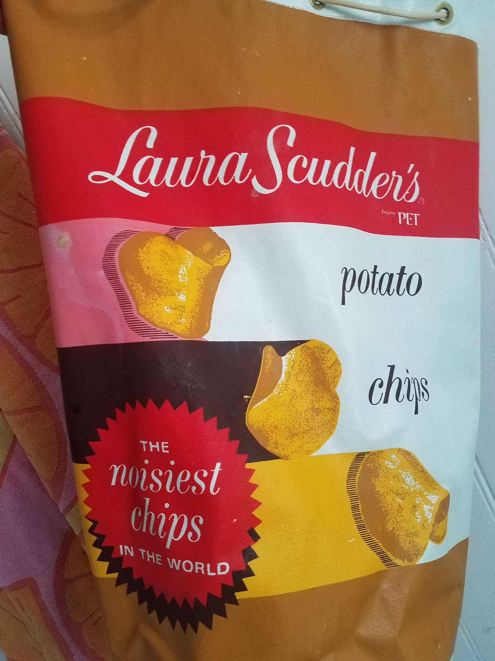 1970's Laura Scudders Potato Chip Vintage Vinyl Barrel Etsy