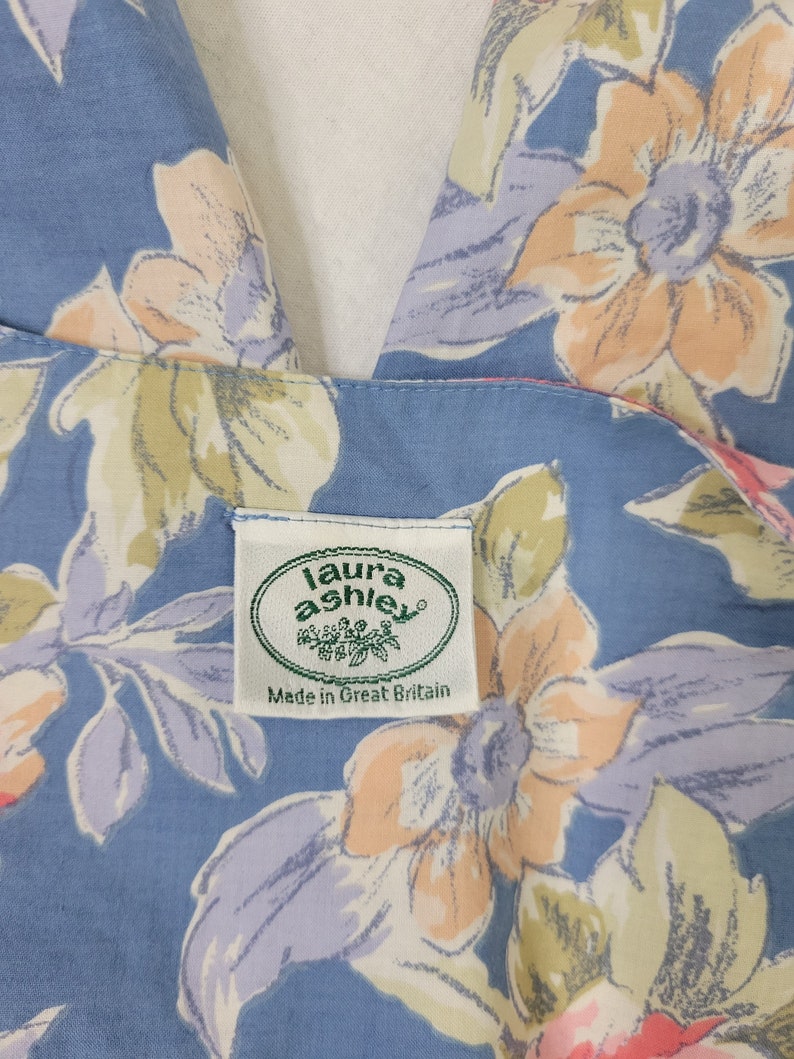 Laura Ashley 1980's Cabbage Rose Print Cotton One Piece | Etsy