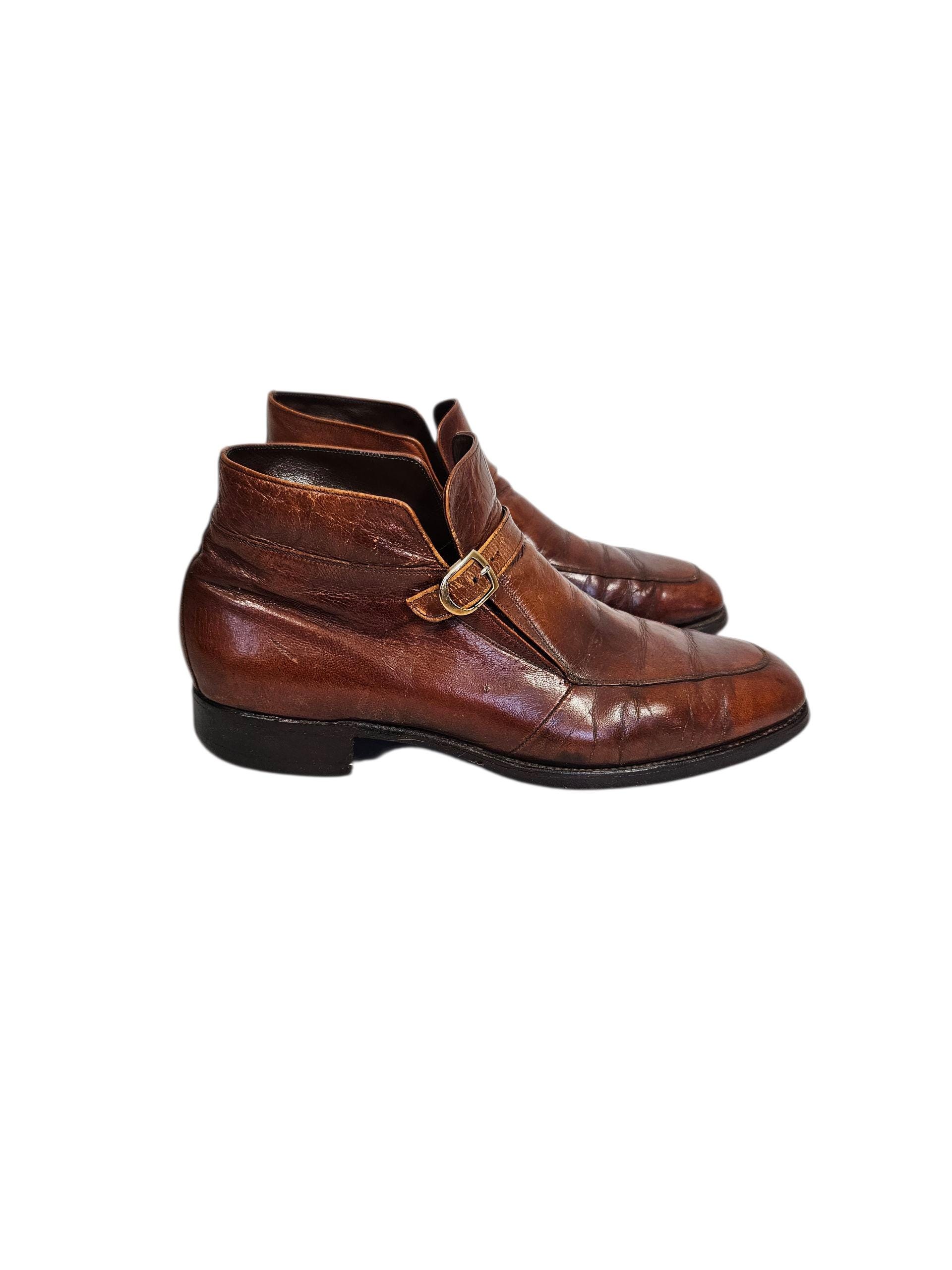 1970s Mens Ankle Boots - Etsy