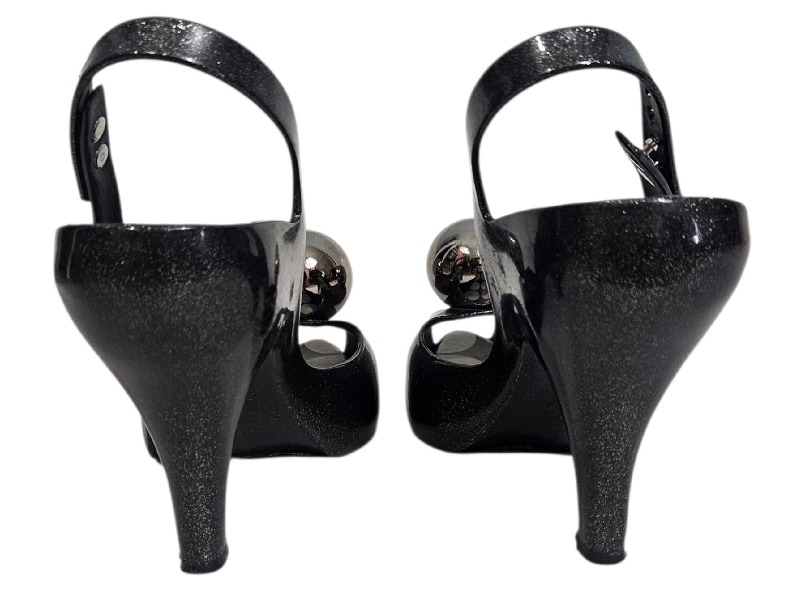 Vivienne Westwood melissa ブラック ハイヒール38 Vivienne Westwood melissa ブラック ハイヒール38 Vivienne Westwood