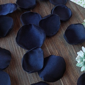 Navy blue rose petals, Centerpieces baby shower, Rustic wedding decor, Home decor Wedding decor, Birthday decorations, Flower girl basket,