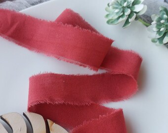 Orange cotton ribbon, Wedding ribbon invitation, Ribbon bouquet, Photo Props