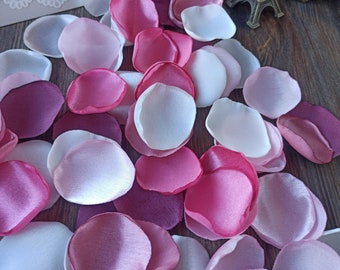 Pétalos de rosa para bodas, Decoración de bodas, Decoraciones de bodas Blush, Pétalos de flores, Decoración de despedida de soltera
