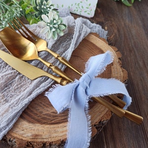 Nastro di cotone blu, invito nastro di nozze, mazzo di nastro, confezione Rustic decor Gift